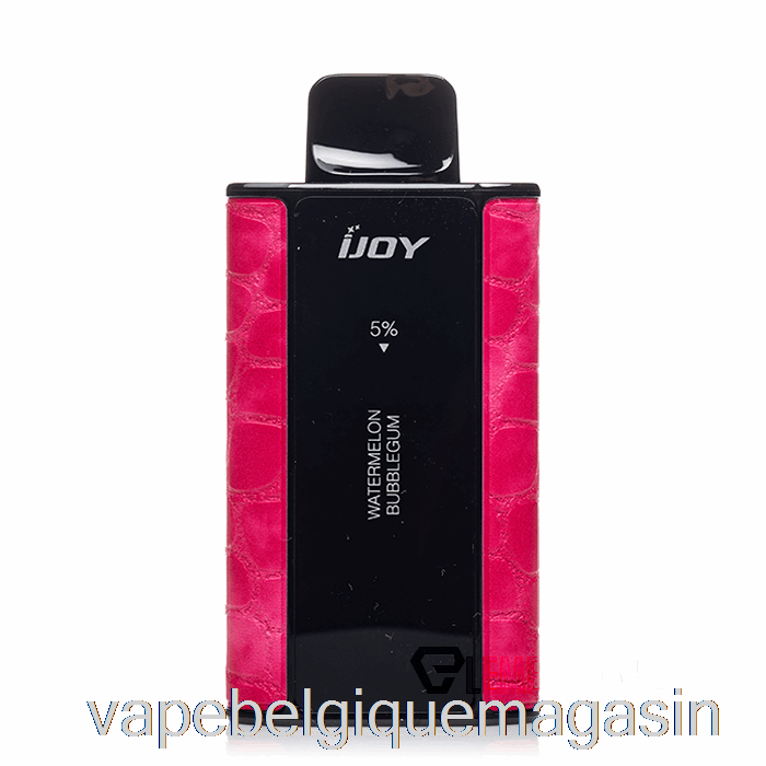 Vape Shop Bruxelles Ijoy Capitaine 10000 Bubblegum Jetable Pastèque